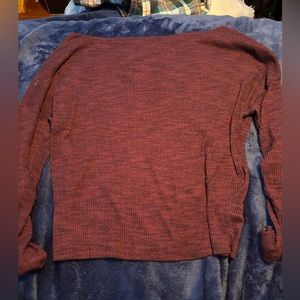 Express One Eleven, Medium dark red sweater